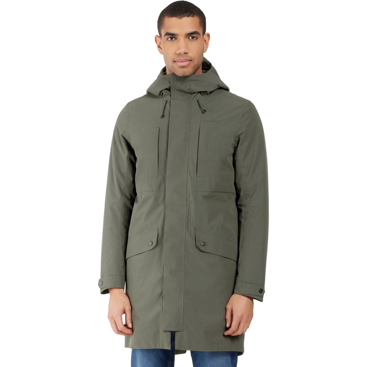 Didriksons Falke Parka Vinterjakke Herre DEEP GREEN