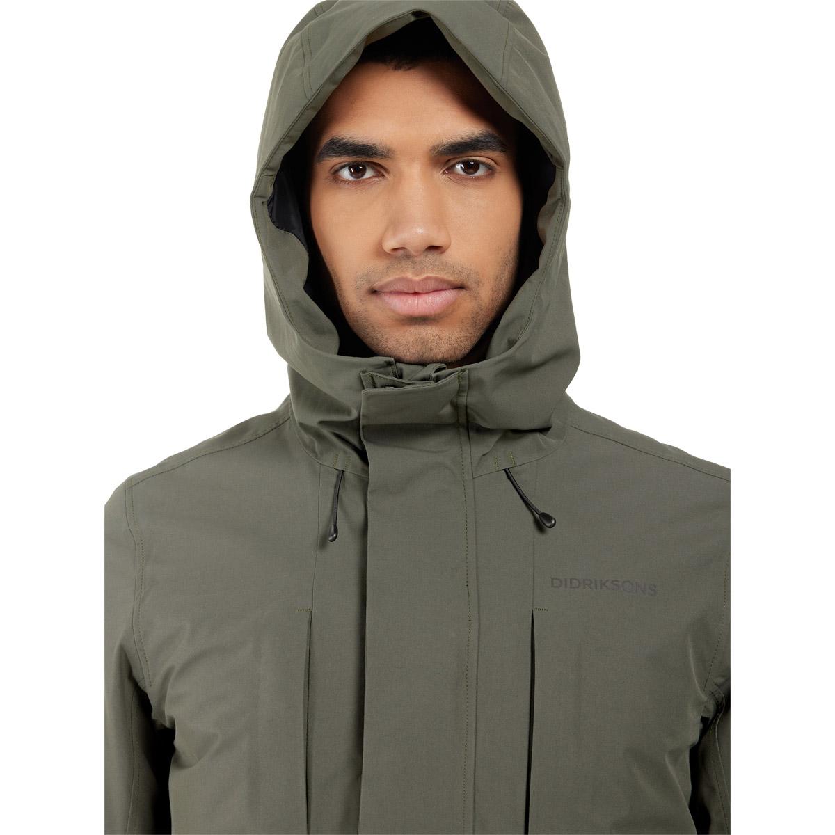 Didriksons Falke Parka Vinterjakke Herre DEEP GREEN
