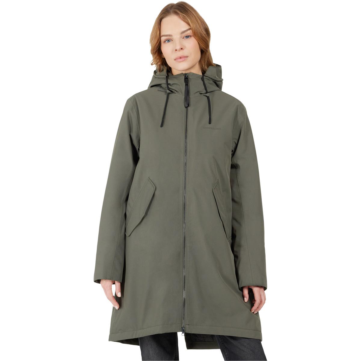 Didriksons Fia Parka Vinterjakke Dame DEEP GREEN