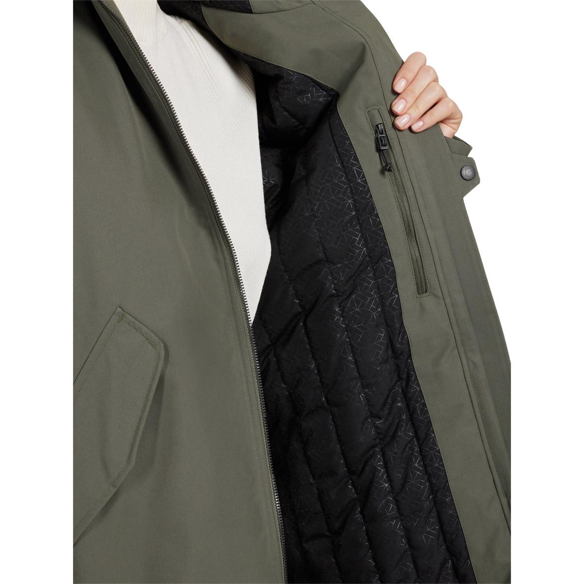 Didriksons Fia Parka Vinterjakke Dame DEEP GREEN