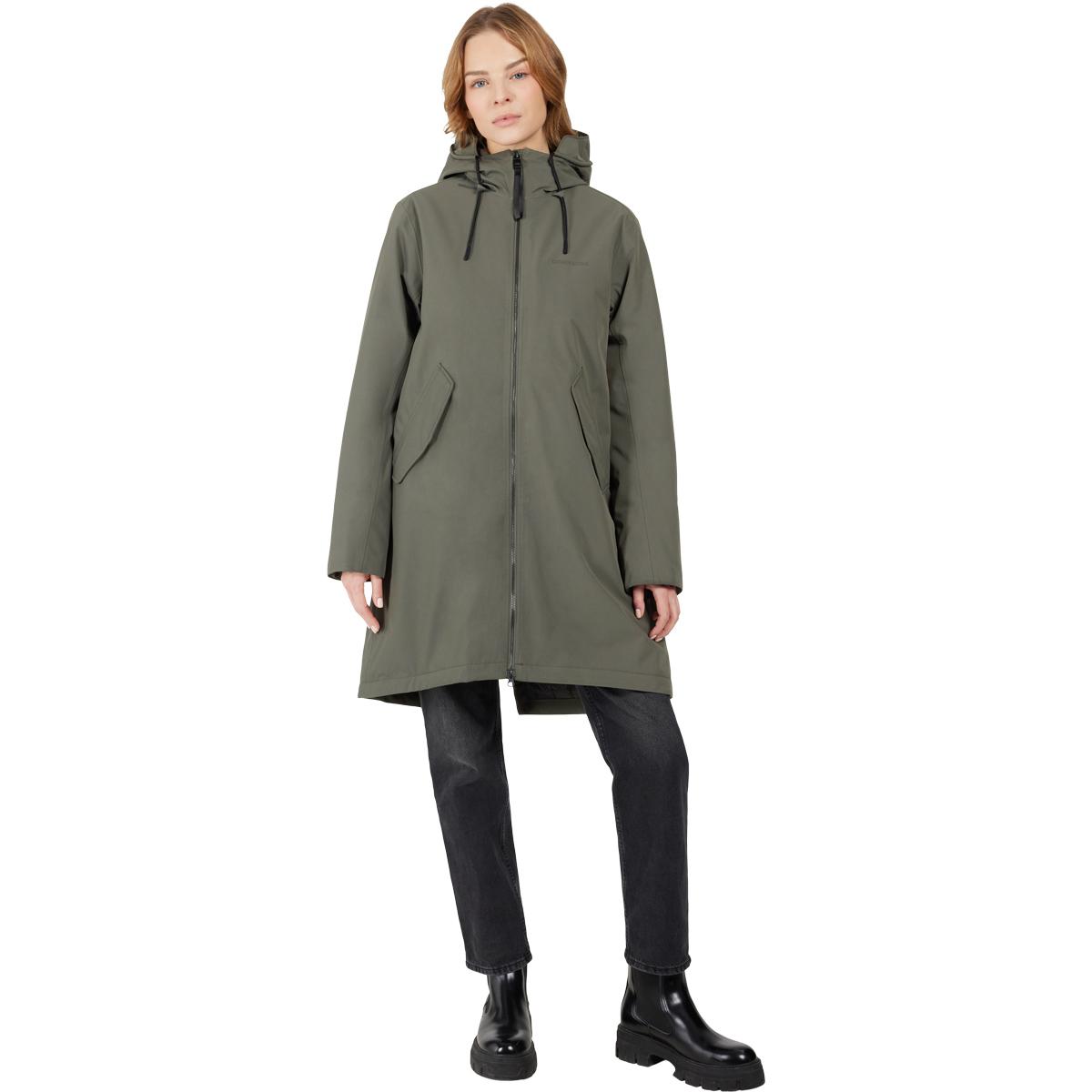 Didriksons Fia Parka Vinterjakke Dame DEEP GREEN