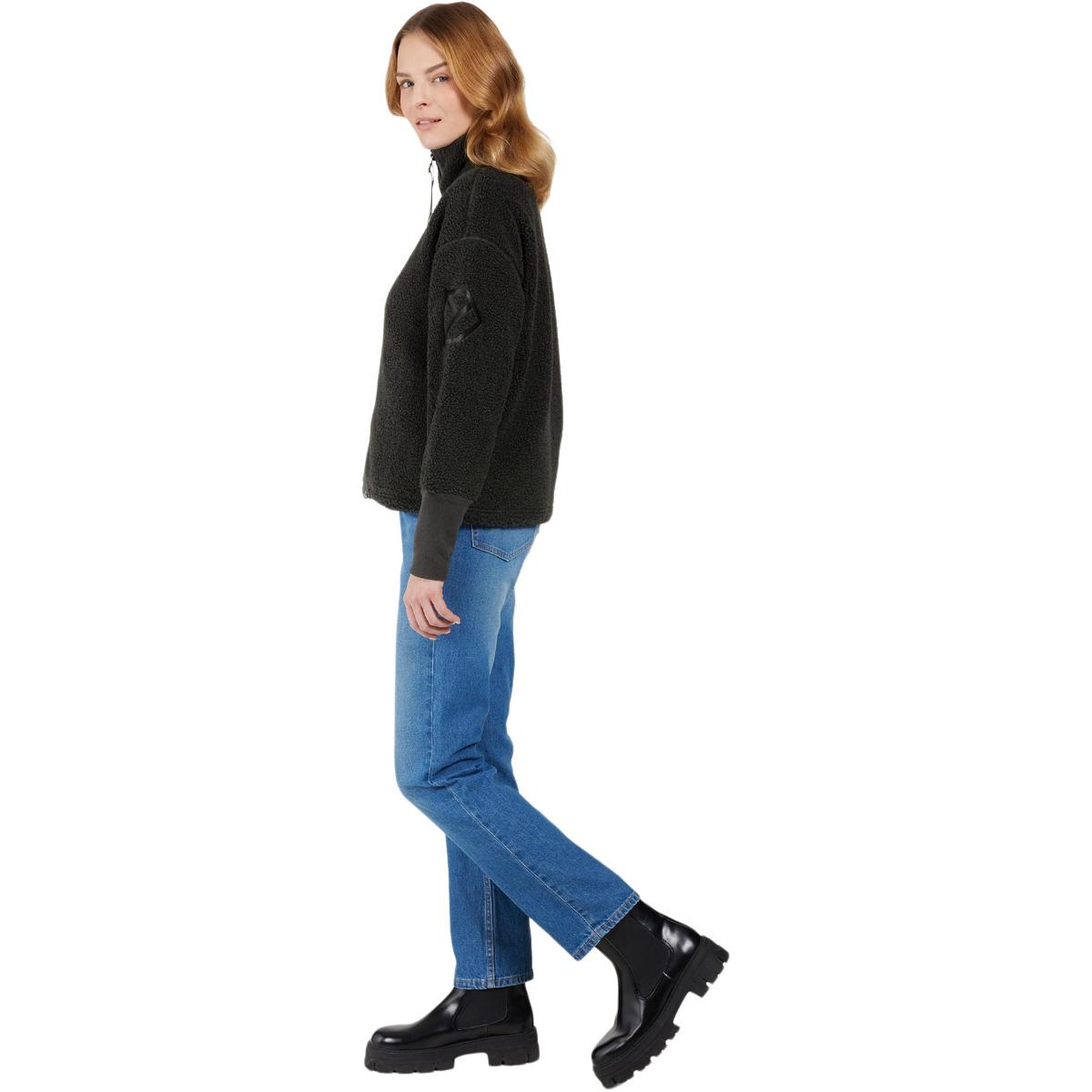 Didriksons Mella Fleecejakke Dame BLACK