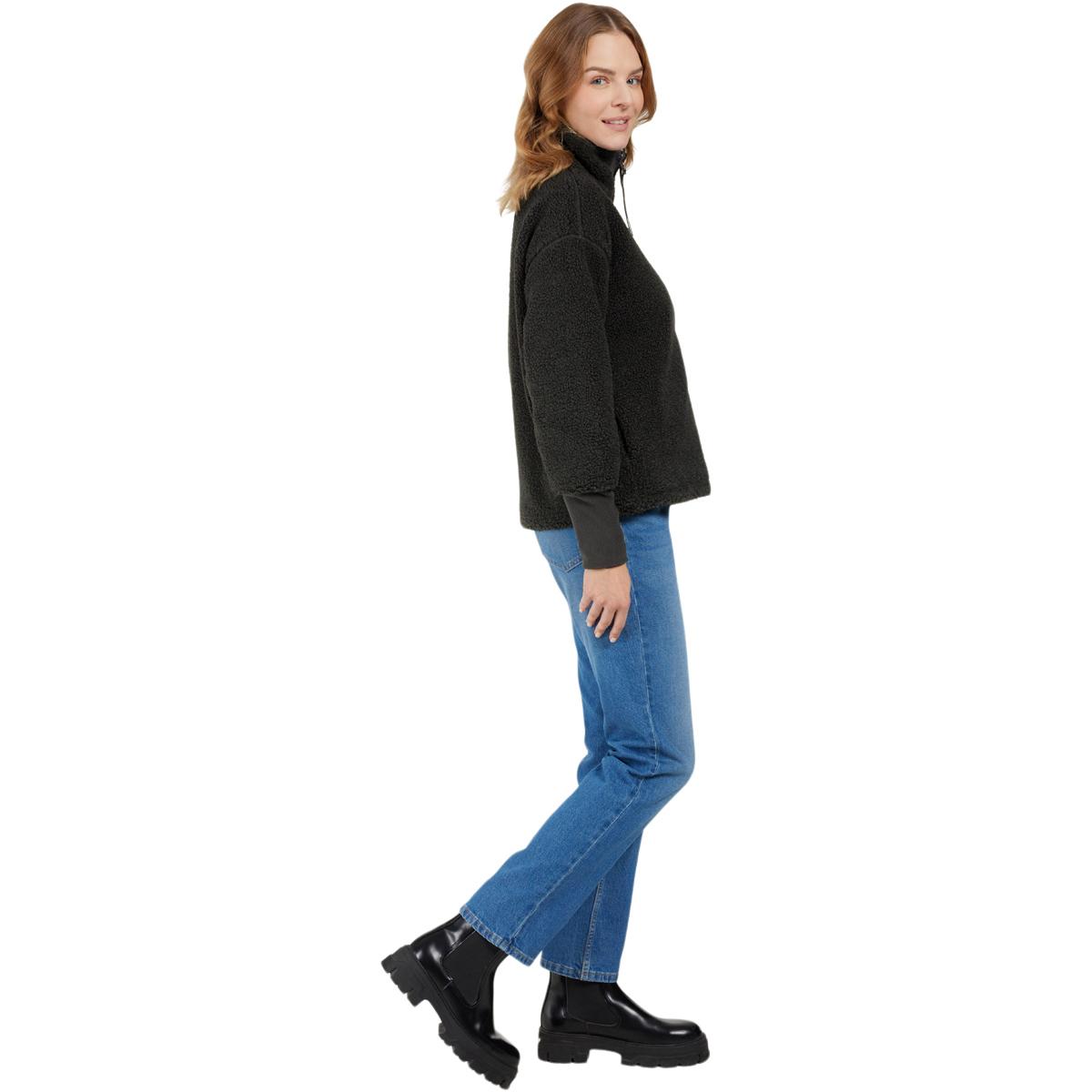 Didriksons Mella Fleecejakke Dame BLACK