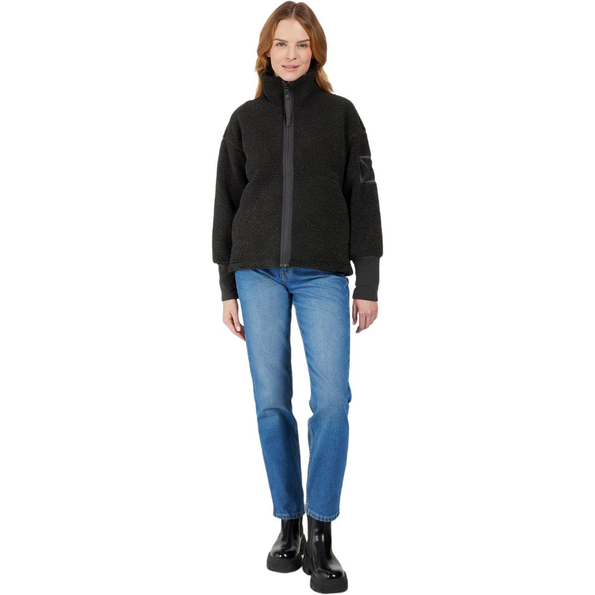 Didriksons Mella Fleecejakke Dame BLACK