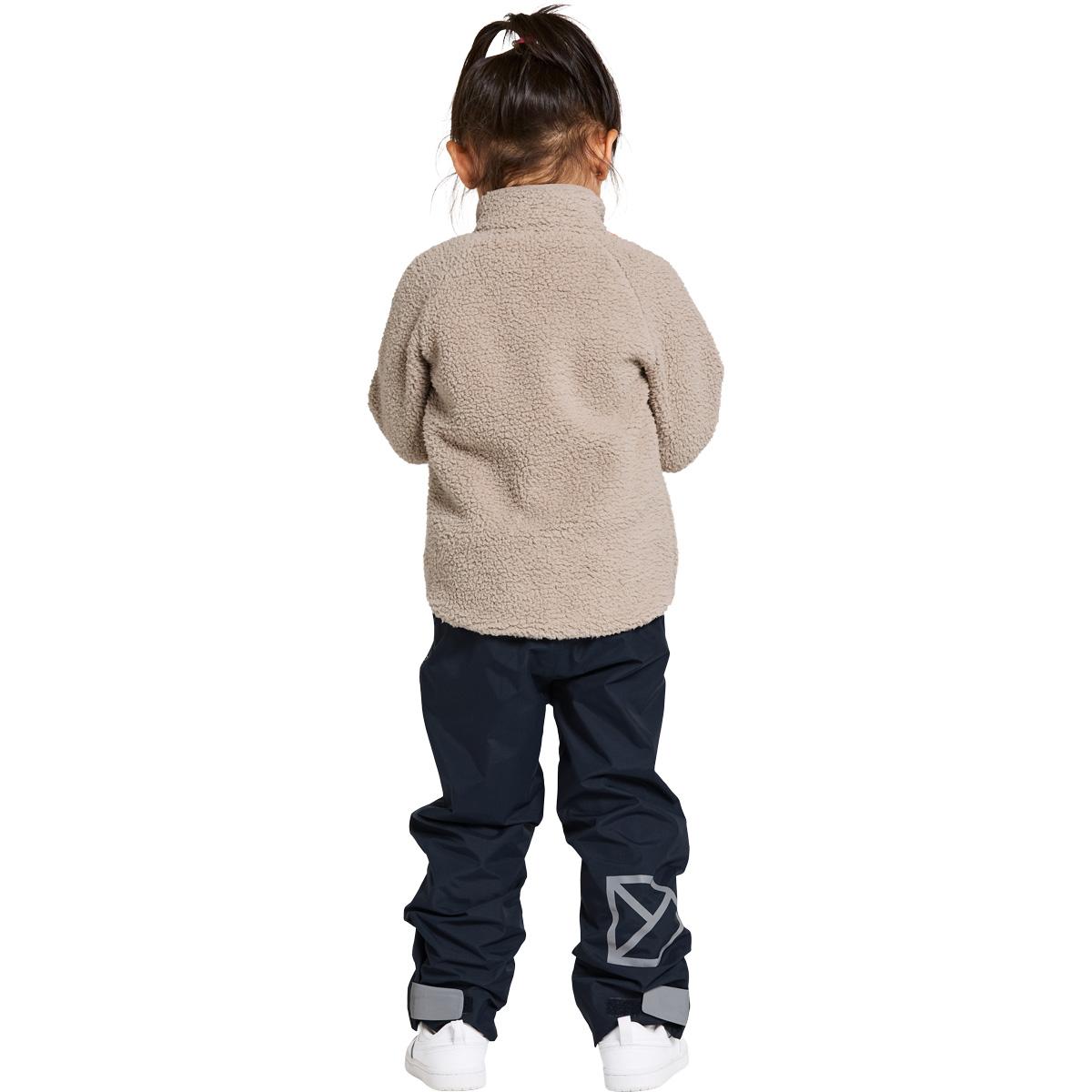 Didriksons Gibbs 2 Full Zip Fleecetrøye Barn Beach Beige