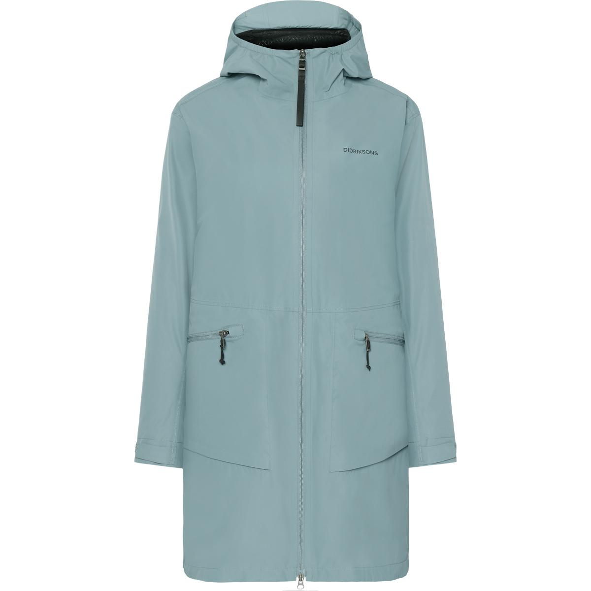 Didriksons Eliana Parka Jakke Dame FACTORY BLUE