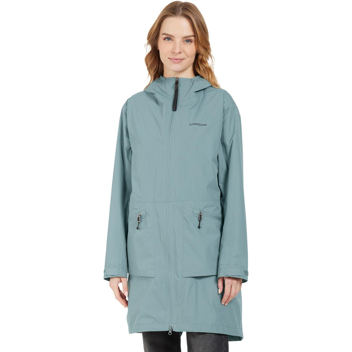 Didriksons Eliana Parka Jakke Dame FACTORY BLUE