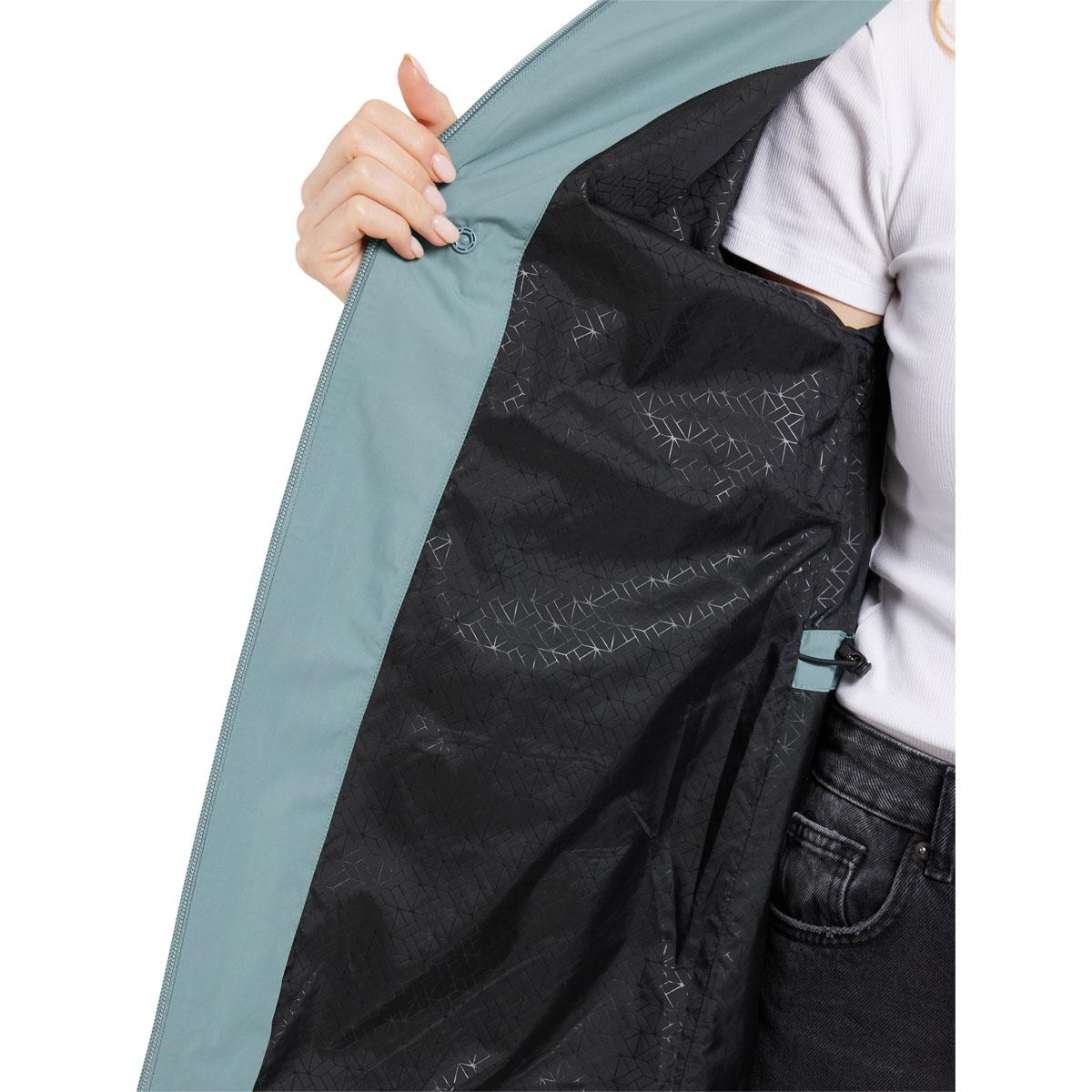 Didriksons Eliana Parka Jakke Dame FACTORY BLUE