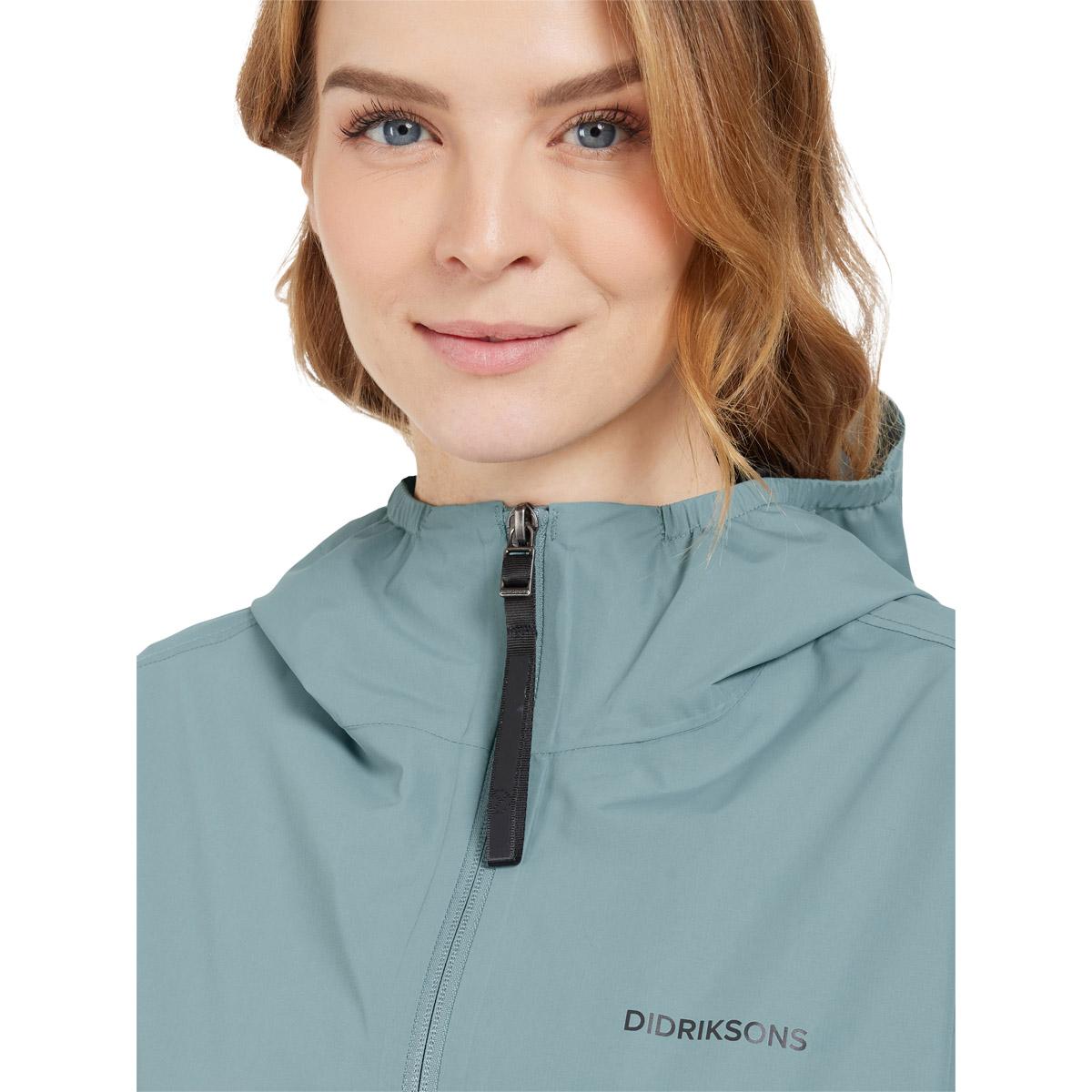 Didriksons Eliana Parka Jakke Dame FACTORY BLUE