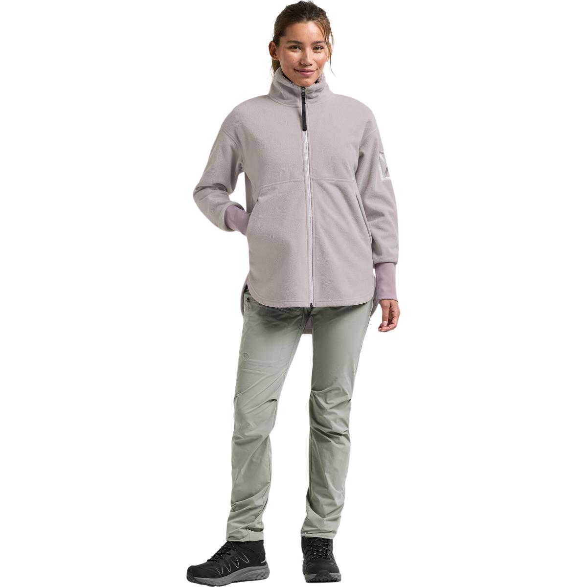 Didriksons Ronja Full Zip Fleecetrøje Dame Sunrise Mist