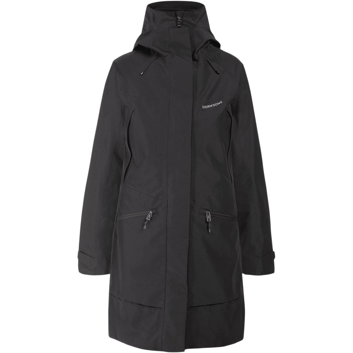 Didriksons Ilma Parka Jakke Dame BLACK