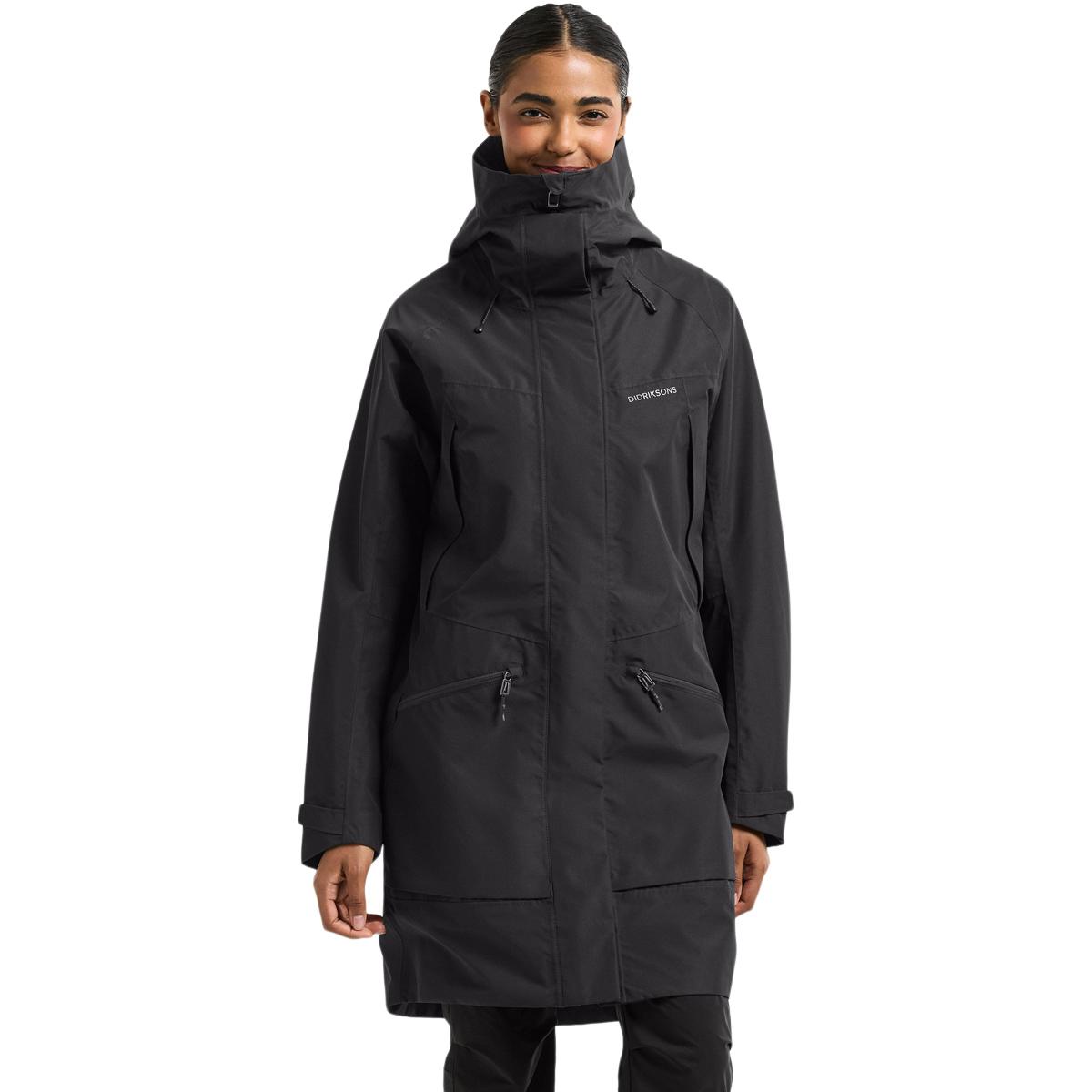 Didriksons Ilma Parka Jakke Dame BLACK