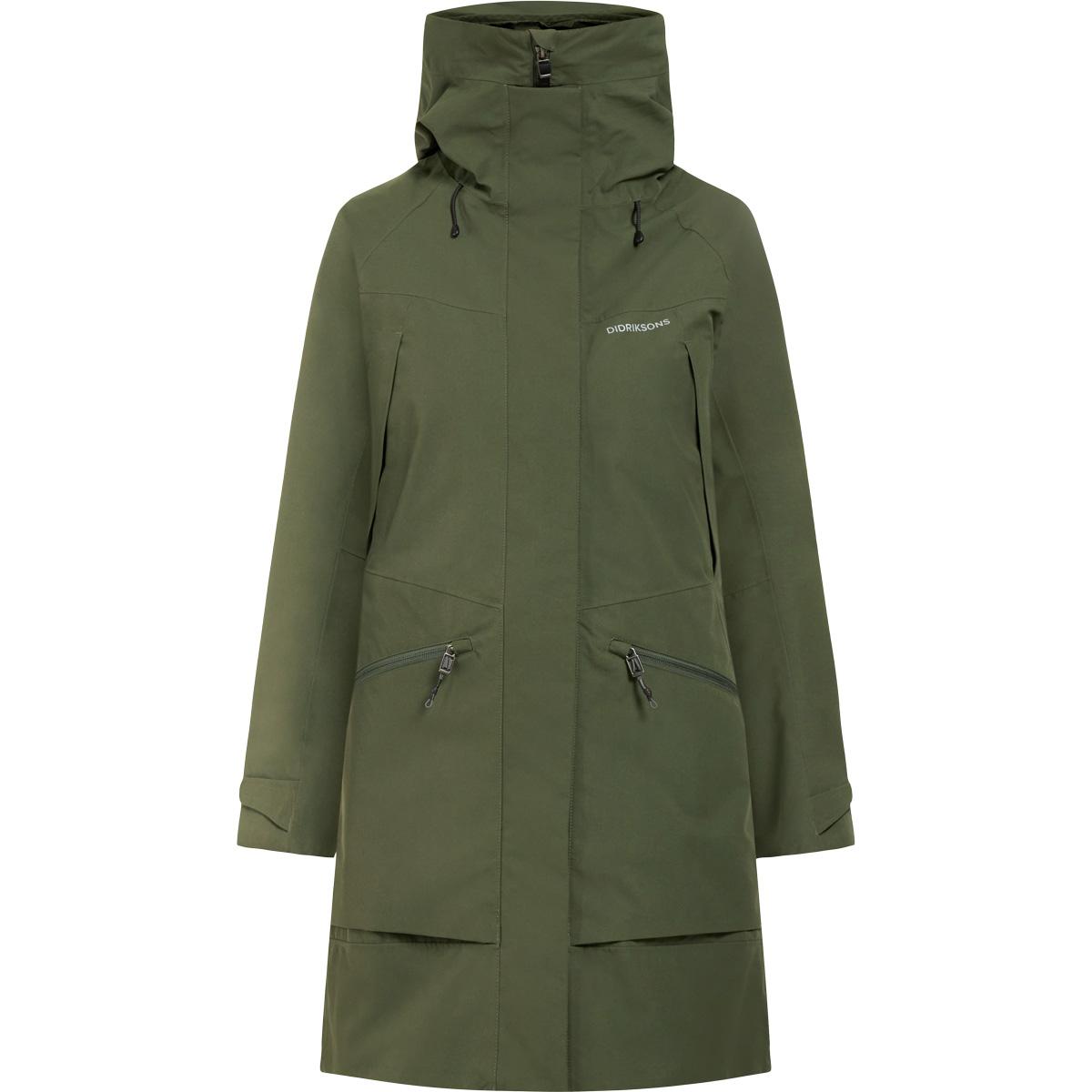 Didriksons Ilma Parka Jakke Dame DEEP GREEN
