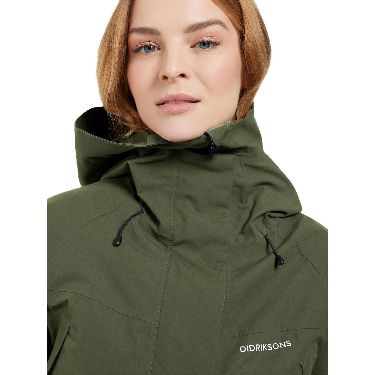 Didriksons Ilma Parka Jakke Dame DEEP GREEN