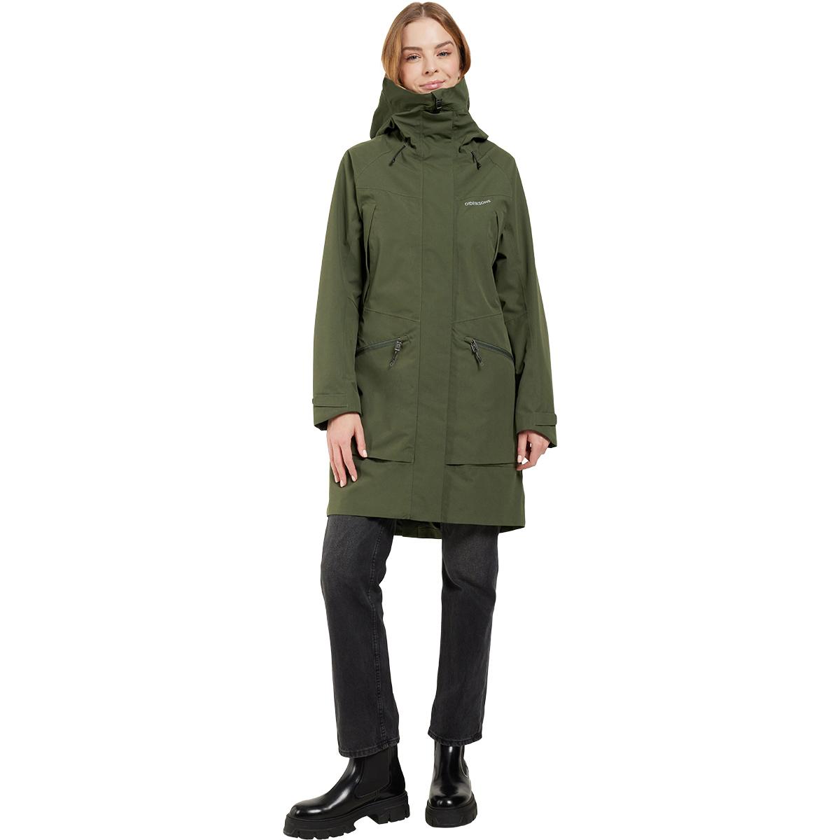 Didriksons Ilma Parka Jakke Dame DEEP GREEN