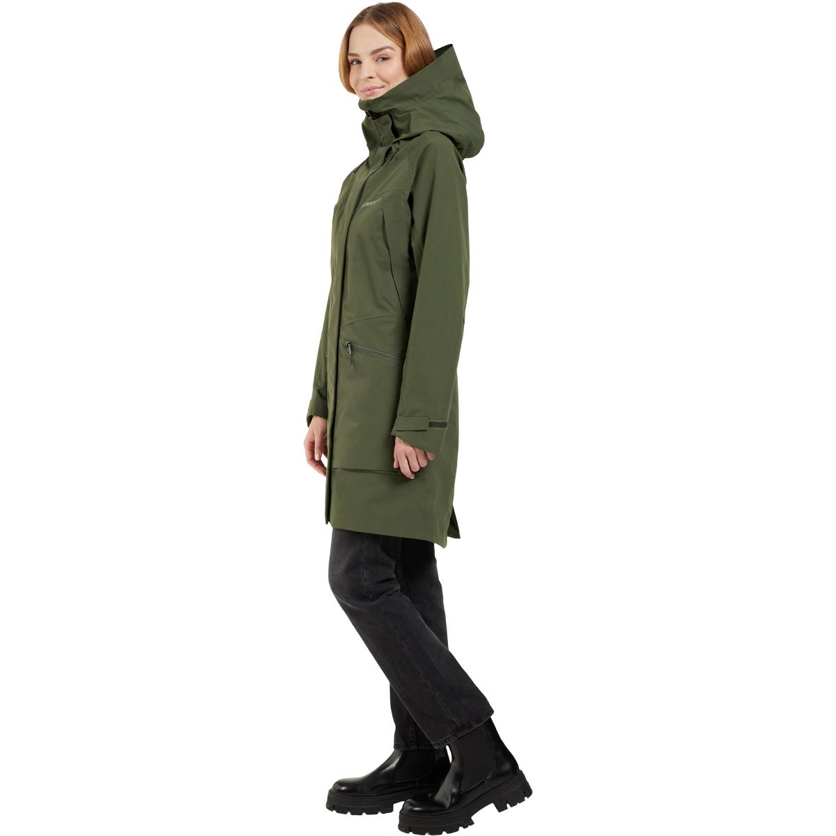 Didriksons Ilma Parka Jakke Dame DEEP GREEN