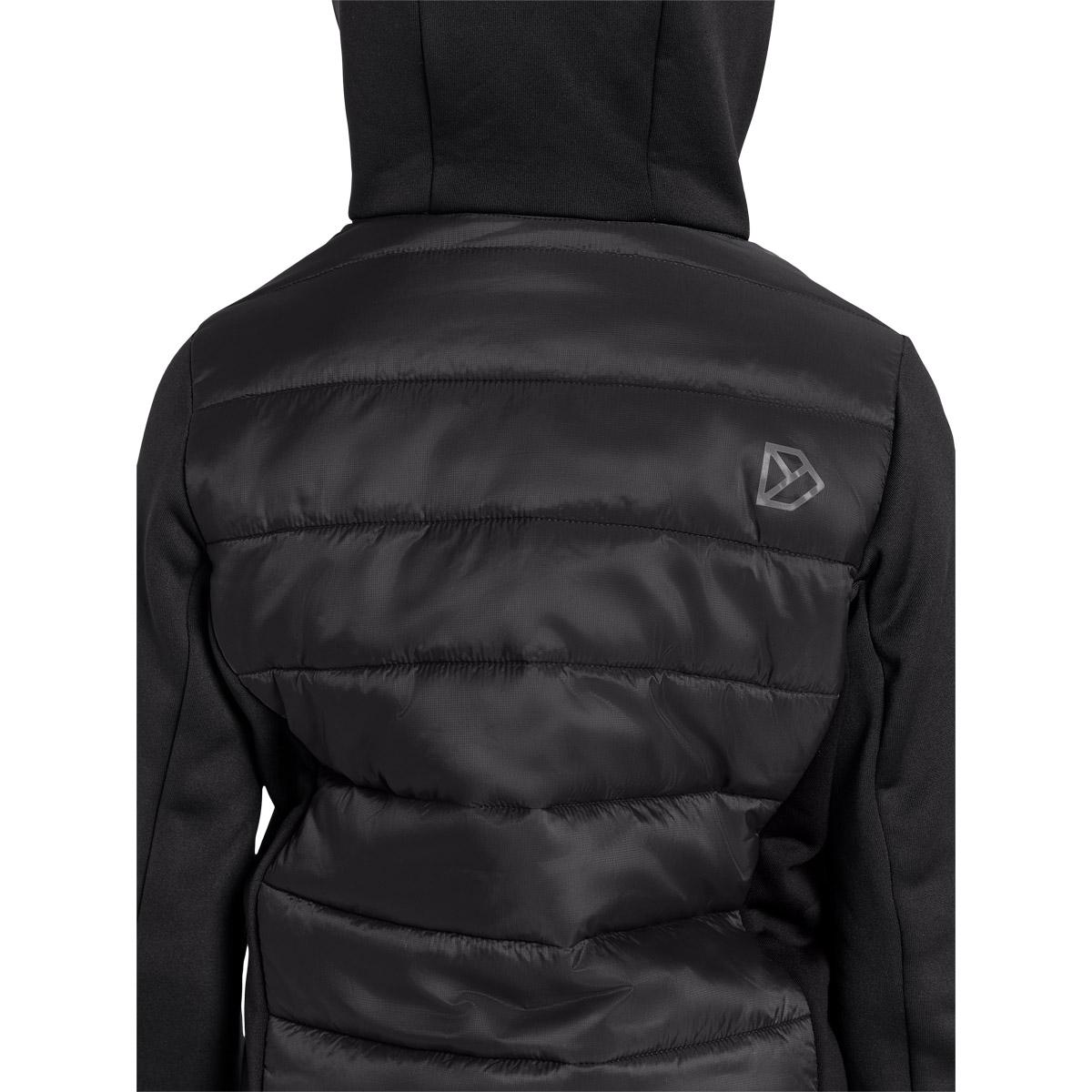 Didriksons Kapris 2 Hybrid Full Zip Jakke Børn BLACK