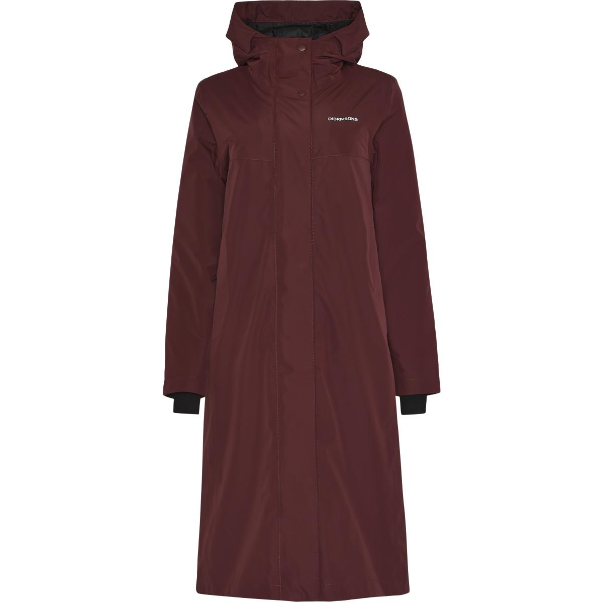 Didriksons Selina Parka Jakke Dame Bordeaux