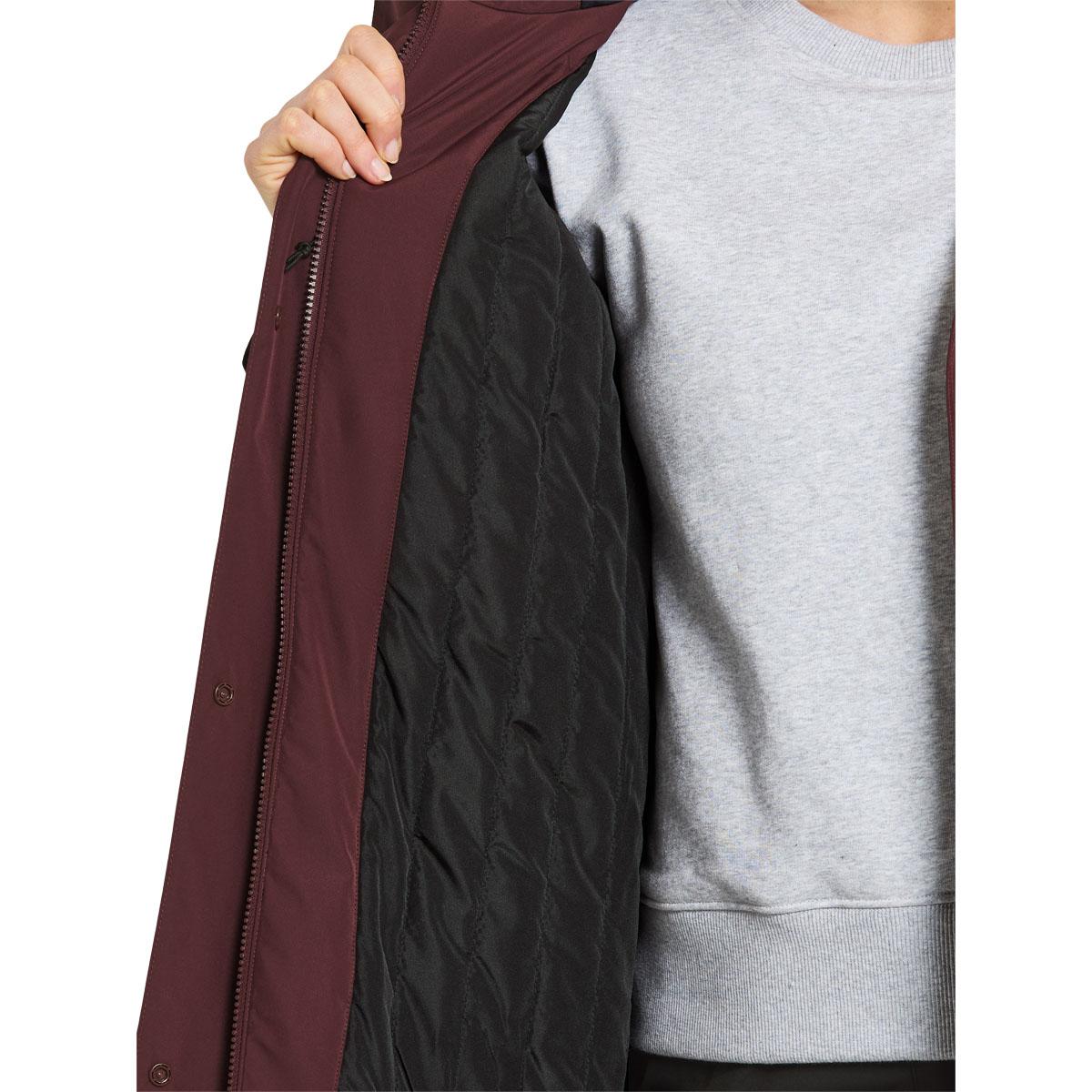 Didriksons Selina Parka Jakke Dame Bordeaux