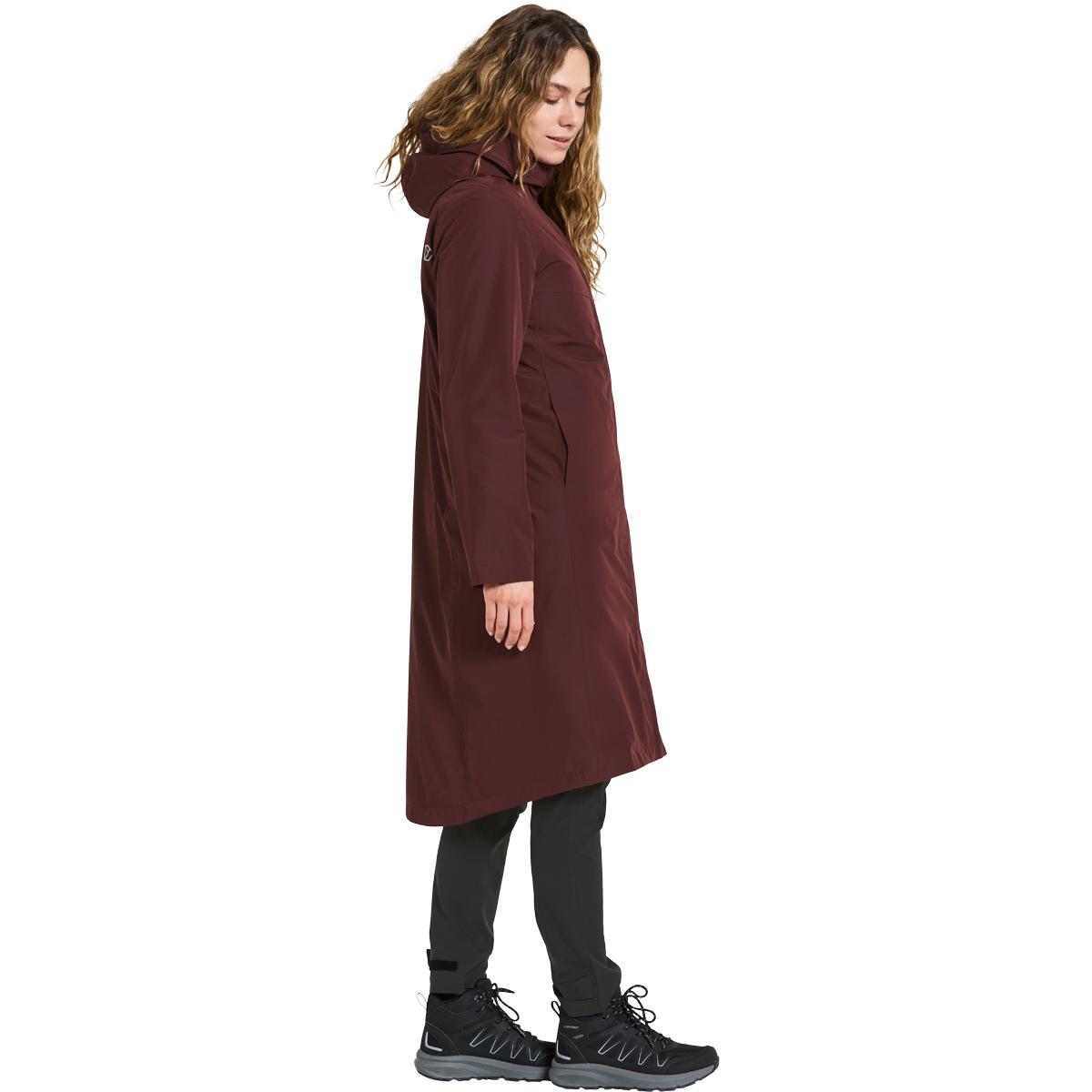 Didriksons Selina Parka Jakke Dame Bordeaux