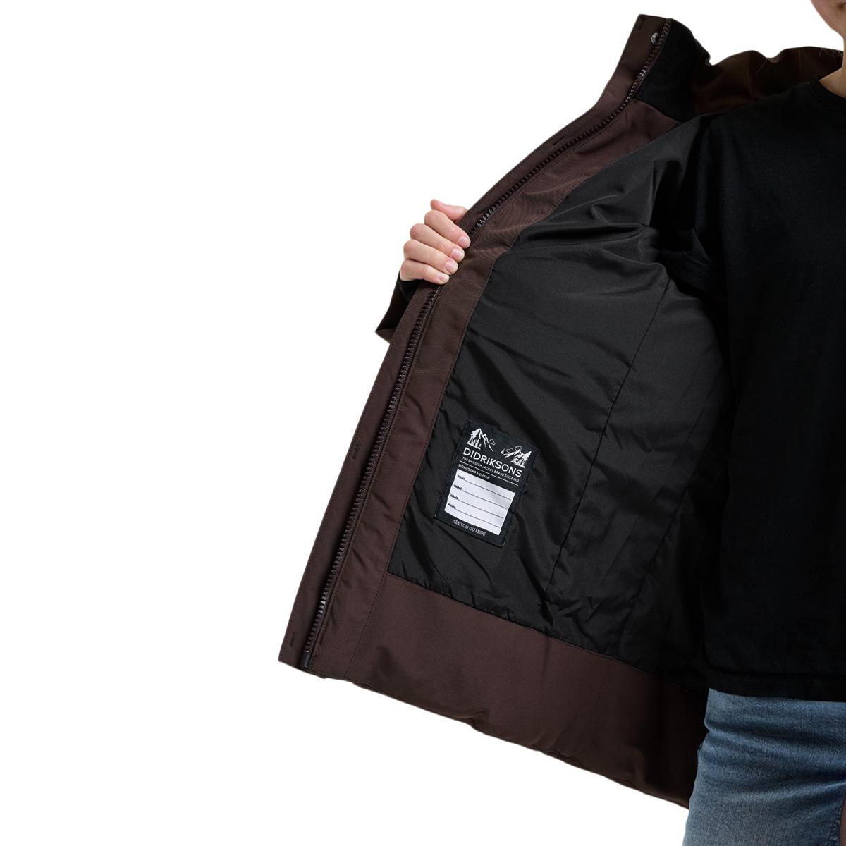 Didriksons Silikat Vinterjakke Børn SHADOW BROWN