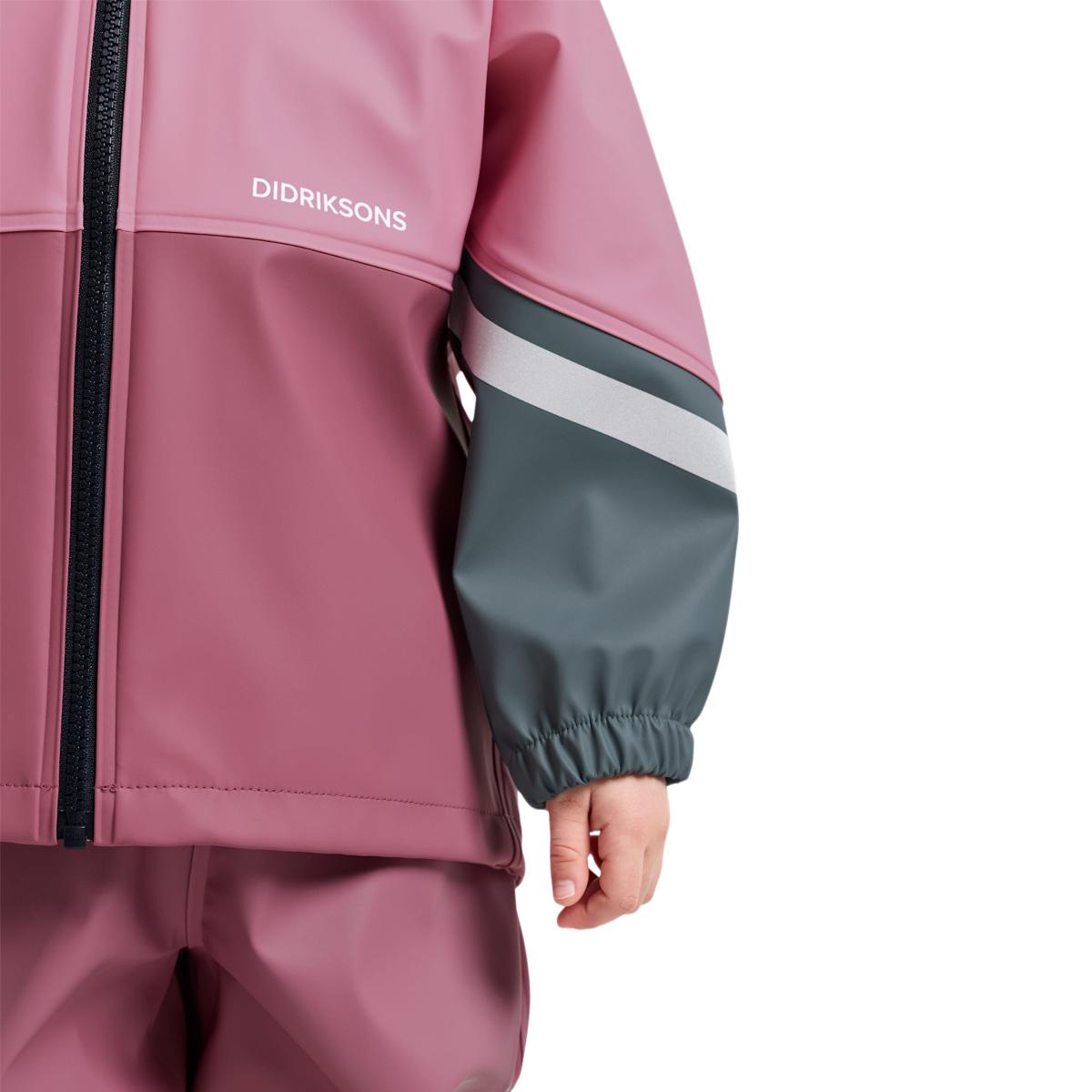 Didriksons Waterman PU Regnsæt Børn Red/Rose