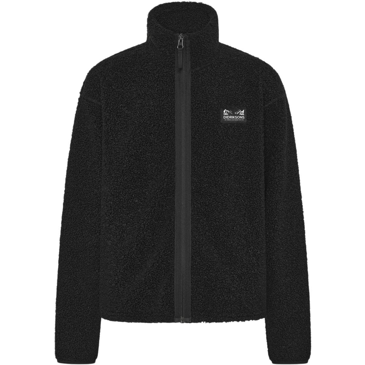 Didriksons Zir Fleecetrøye Barn Black