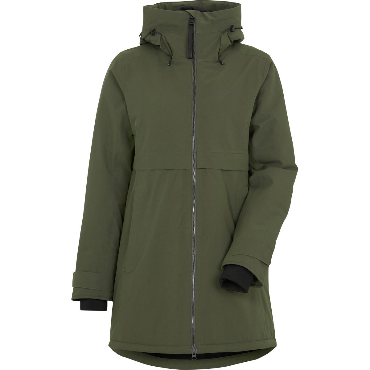 Didriksons Helle Parka Jakke Dame grøn