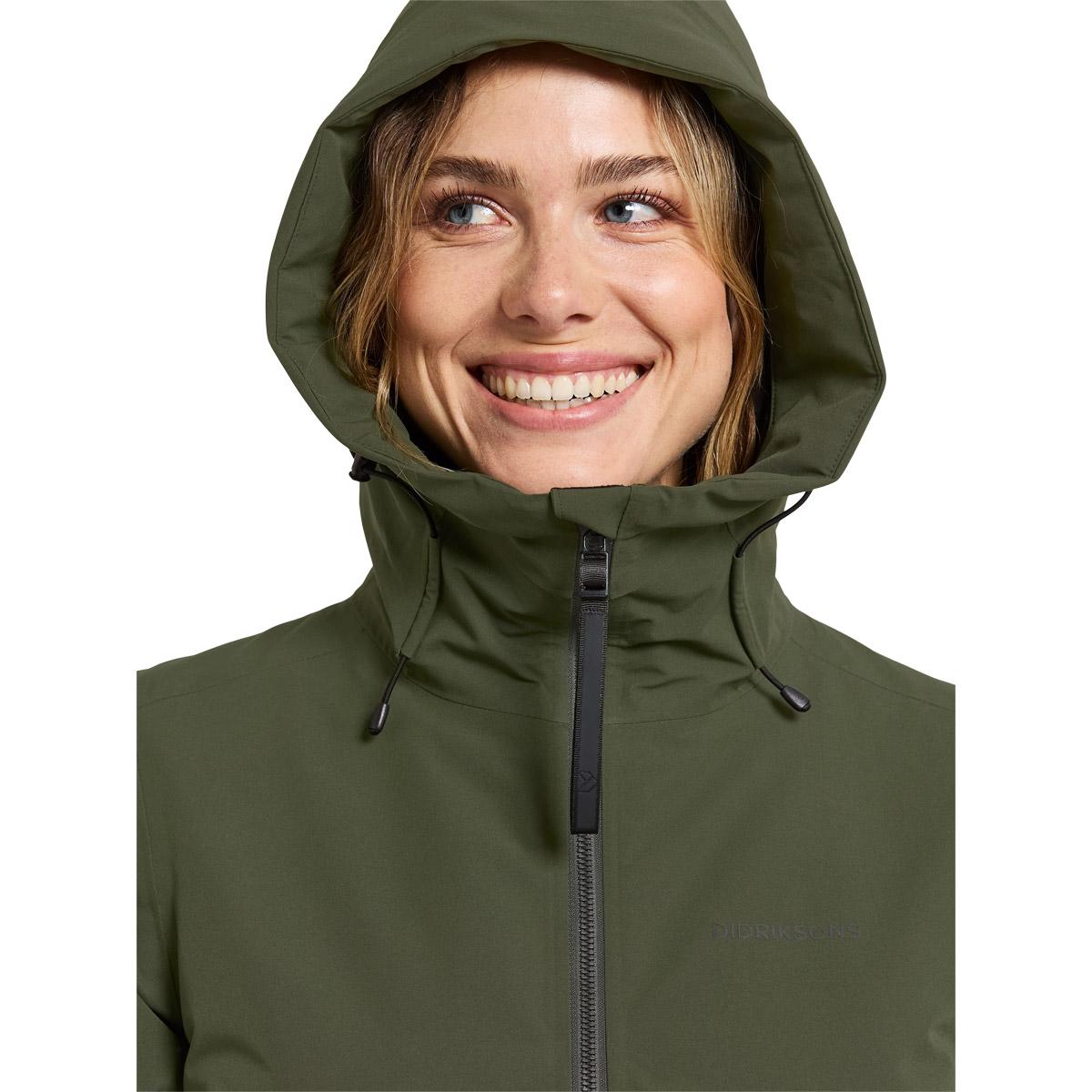Didriksons Helle Parka Jakke Dame grøn