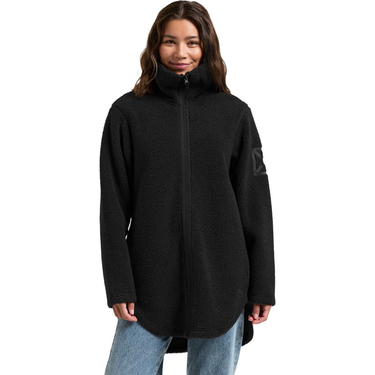 Didriksons Umi Fleecetrøje Dame Black