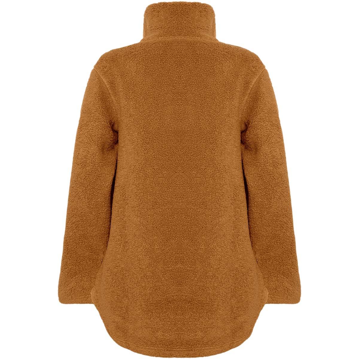 Didriksons Umi Fleecetrøje Dame SPICE BROWN