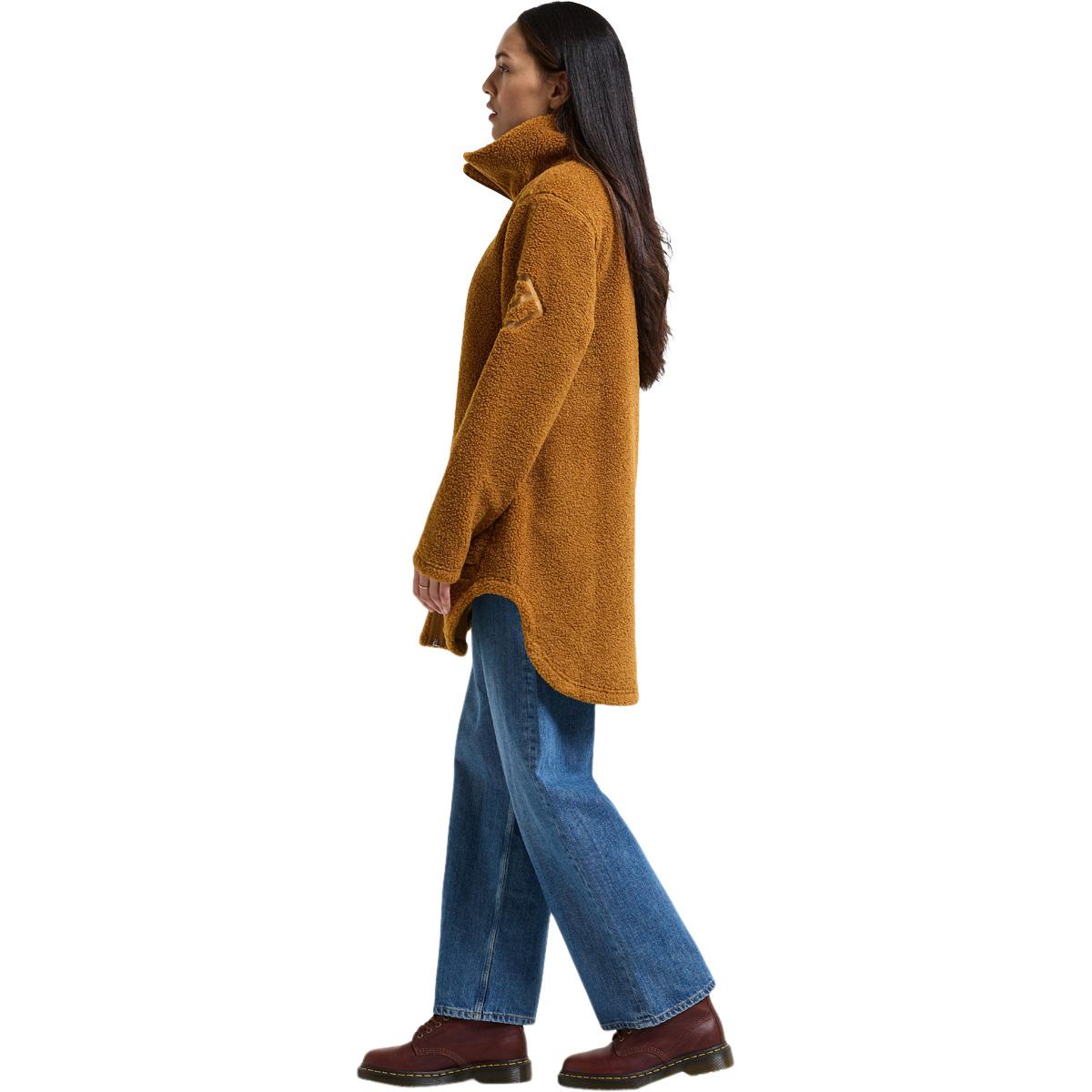 Didriksons Umi Fleecetrøje Dame SPICE BROWN