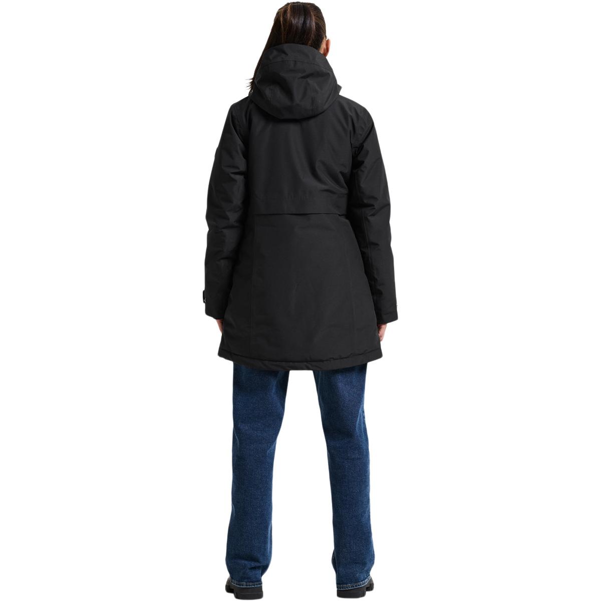Didriksons Tiril Parka Jakke Dame BLACK