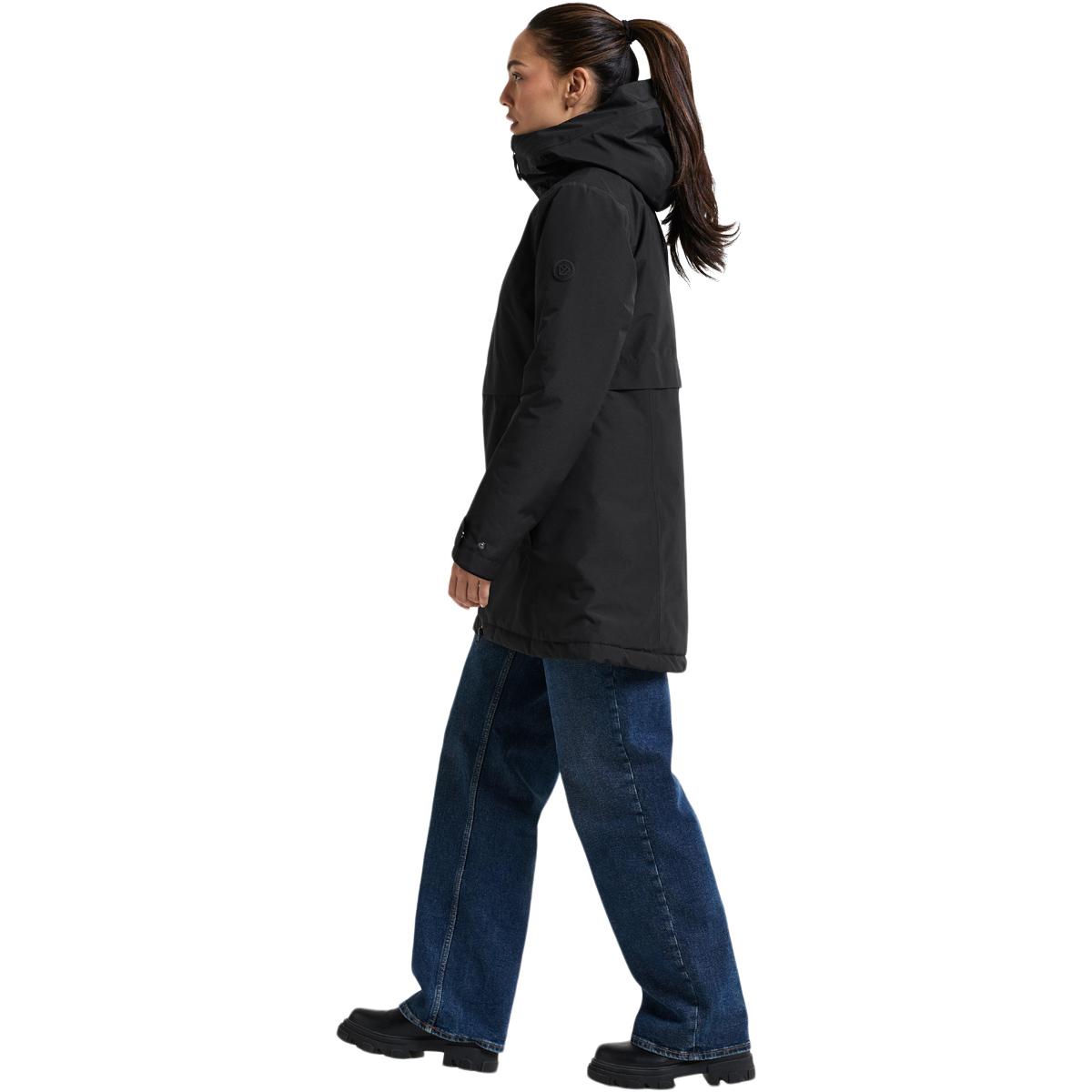 Didriksons Tiril Parka Jakke Dame BLACK