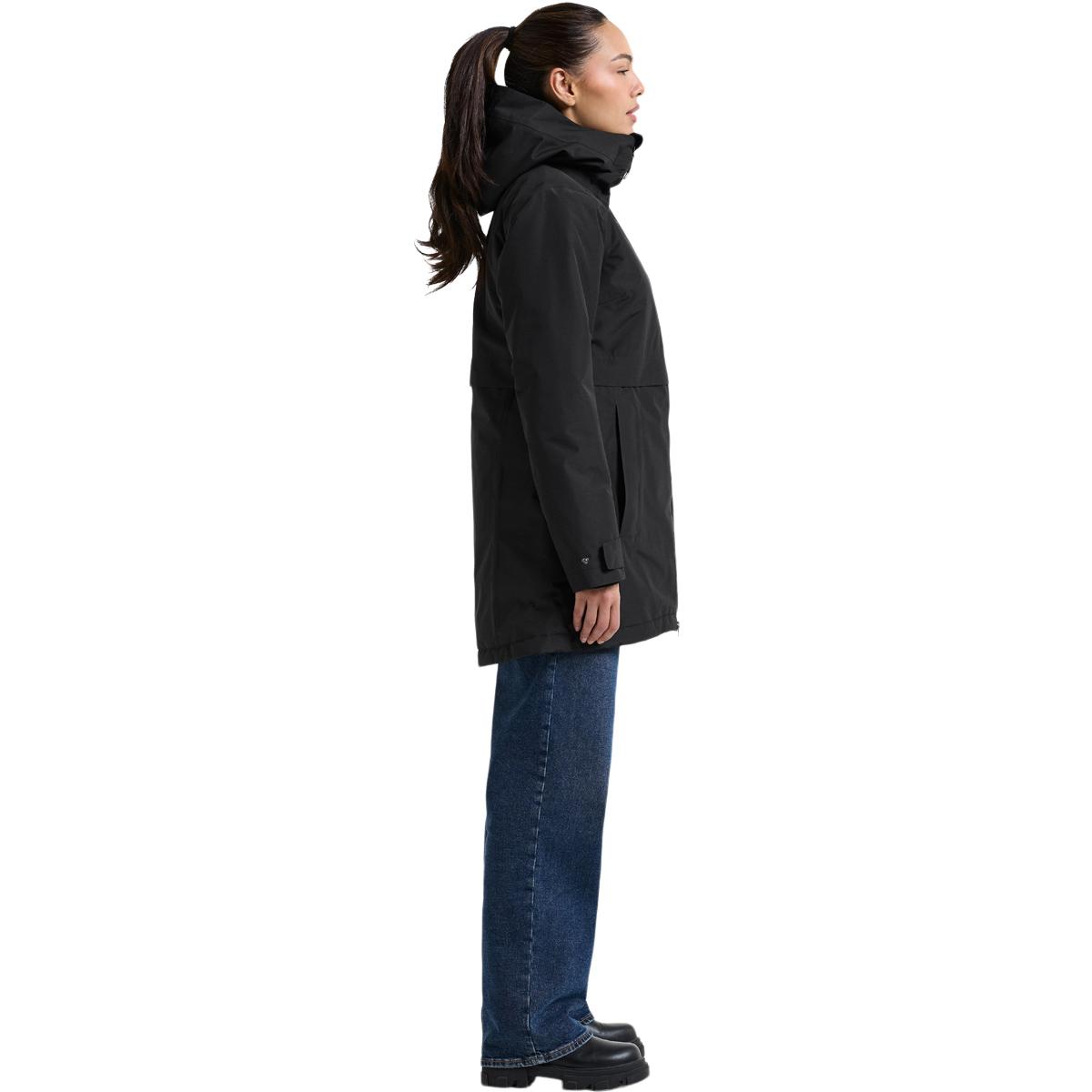 Didriksons Tiril Parka Jakke Dame BLACK