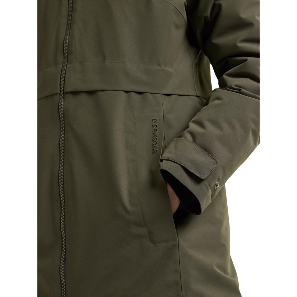 Didriksons Tiril Parka Jakke Dame DEEP GREEN