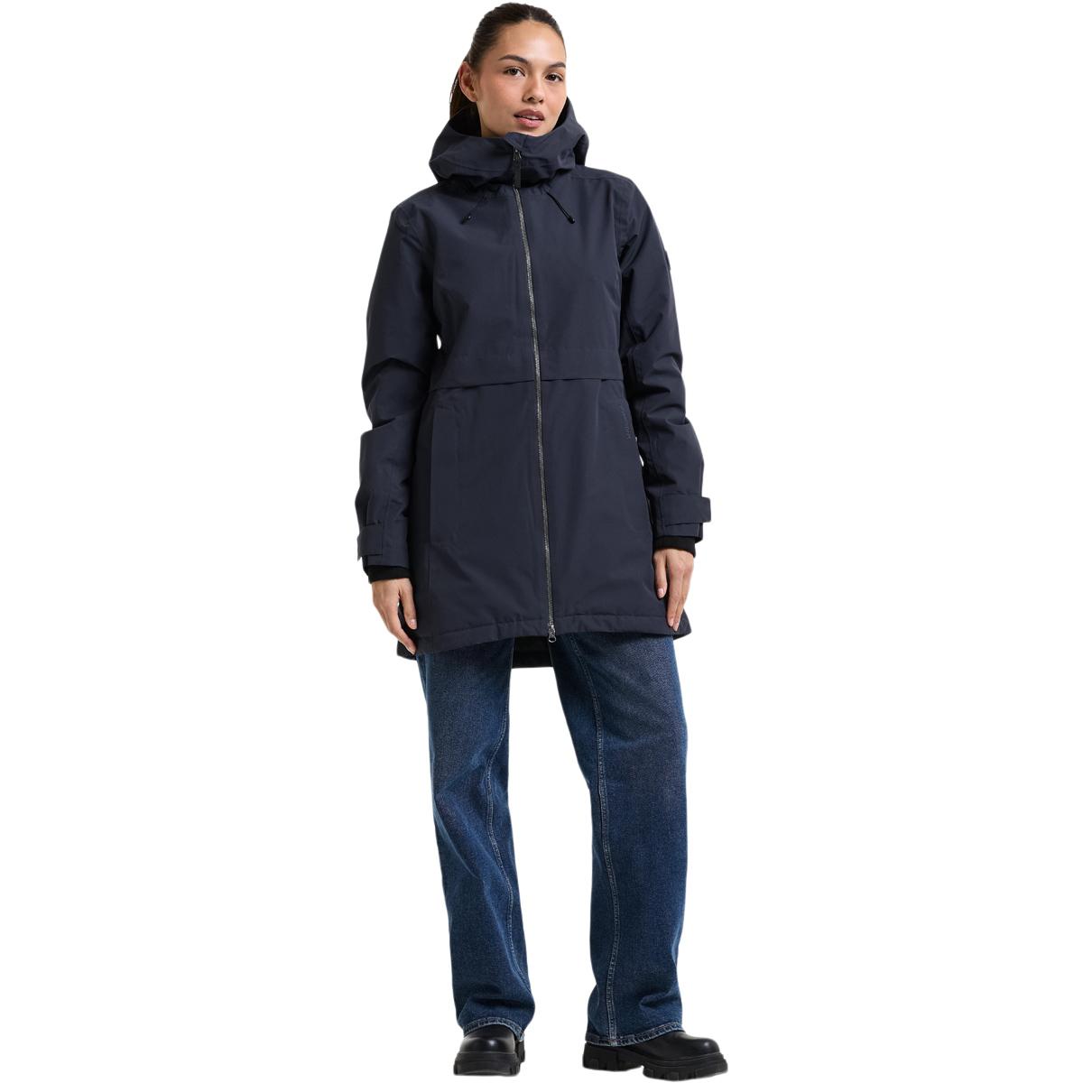 Didriksons Tiril Parka Jakke Dame DARK NIGHT BLUE