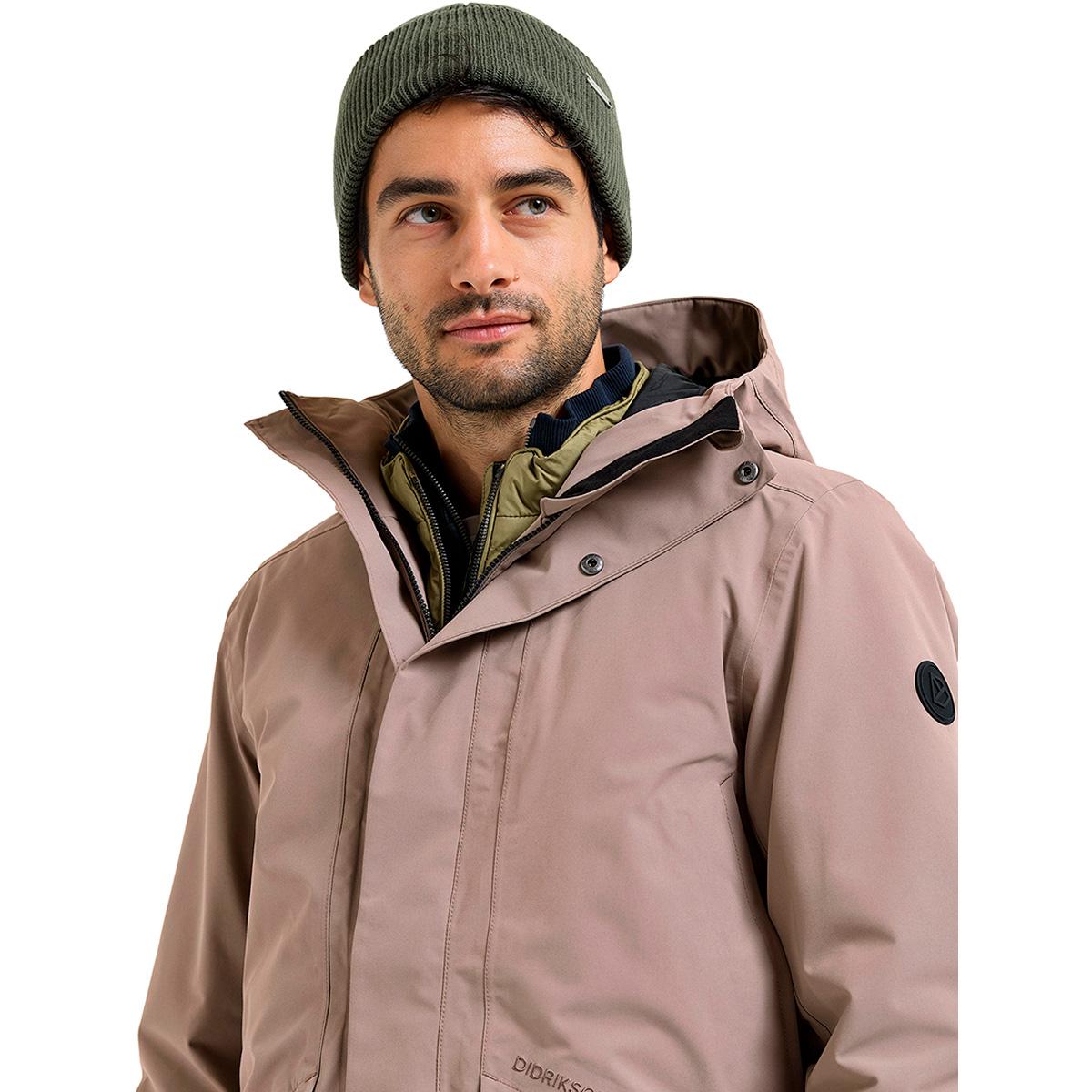 Didriksons Kenny Parka Jakke Herre ASH BROWN