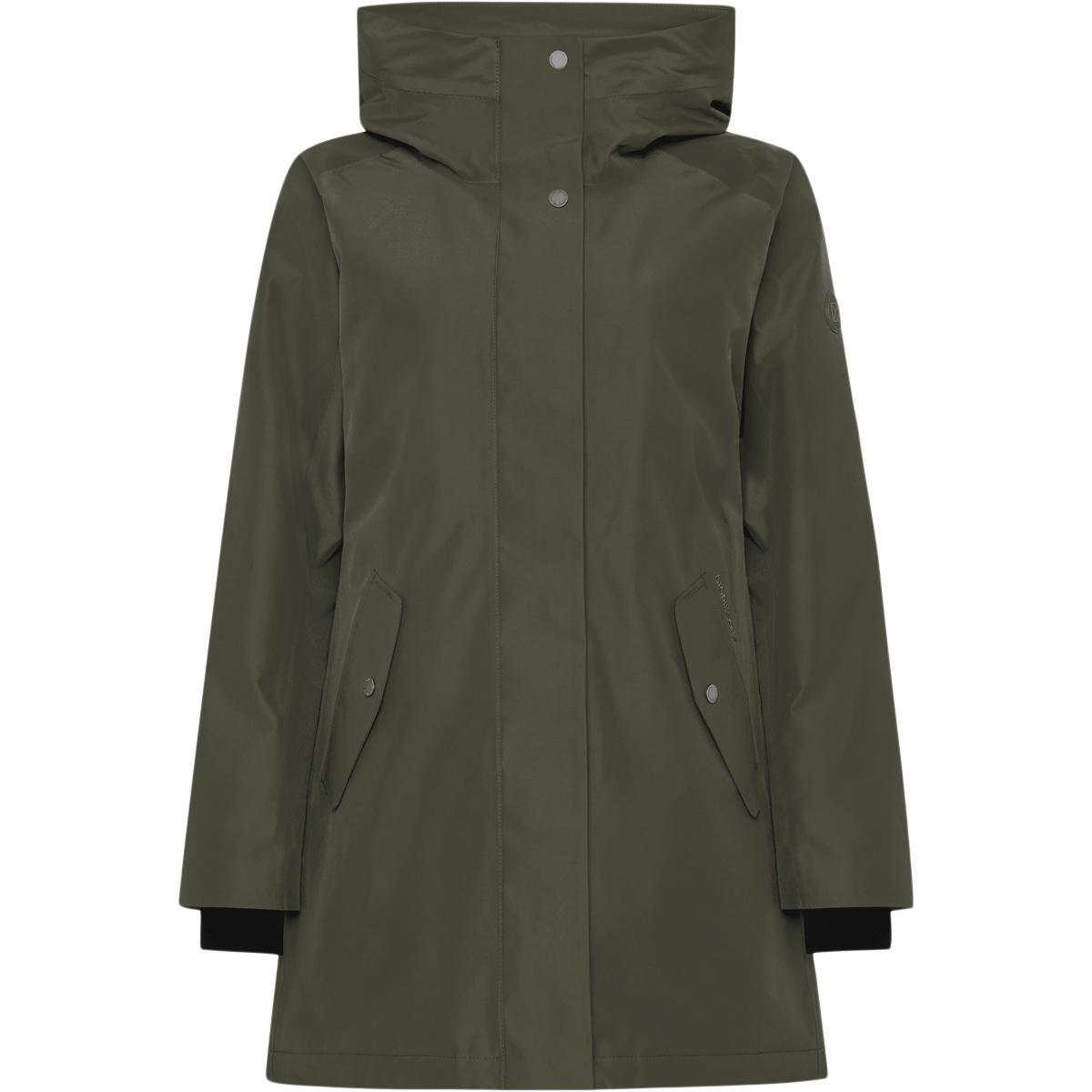 Didriksons Alana Parka Jakke Dame DEEP GREEN