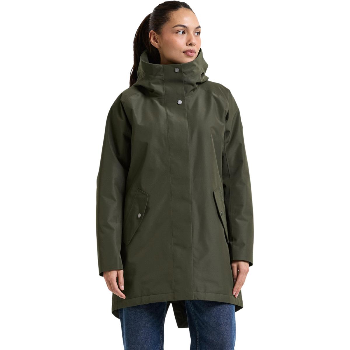 Didriksons Alana Parka Jakke Dame DEEP GREEN