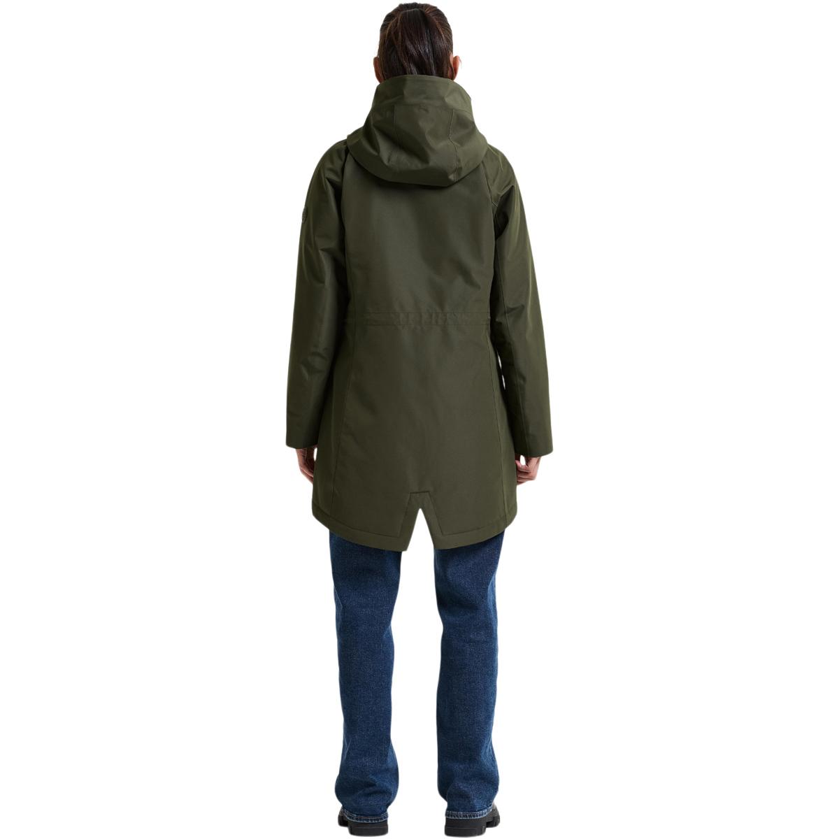 Didriksons Alana Parka Jakke Dame DEEP GREEN