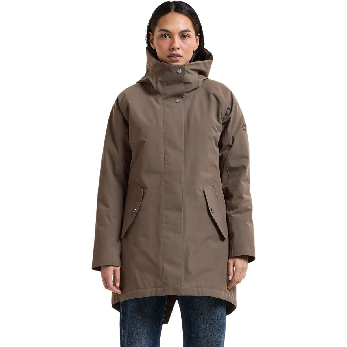Didriksons Alana Parka Jakke Dame MOCHA BROWN