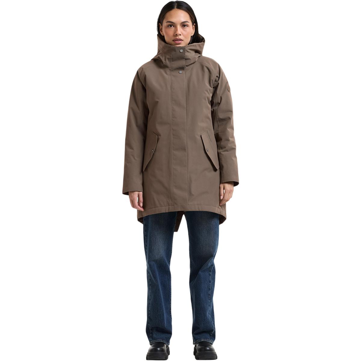Didriksons Alana Parka Jakke Dame MOCHA BROWN