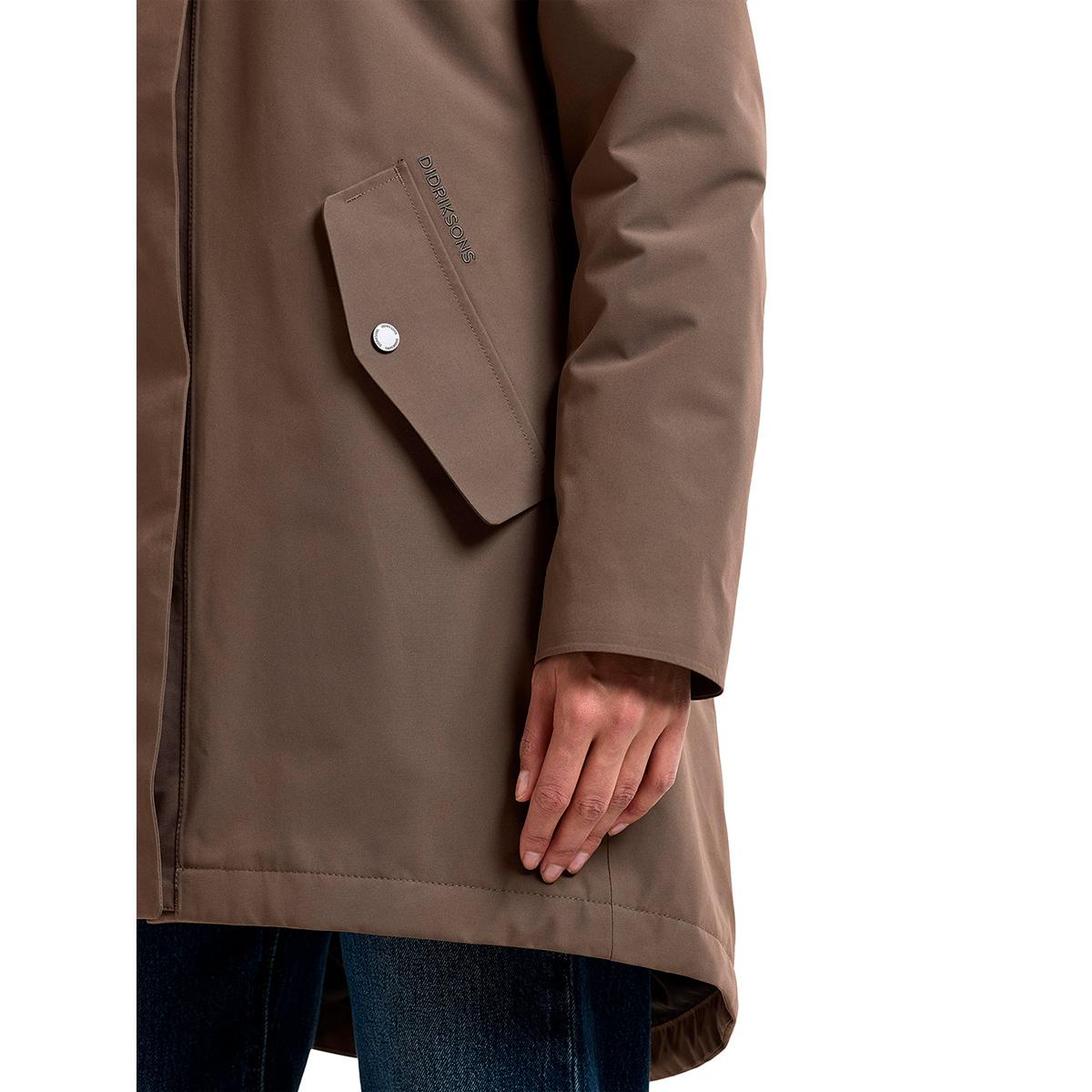 Didriksons Alana Parka Jakke Dame MOCHA BROWN