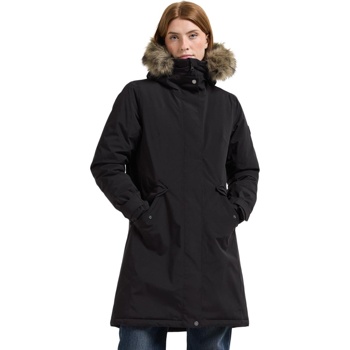 Didriksons Erna Parka Vinterjakke Dame BLACK