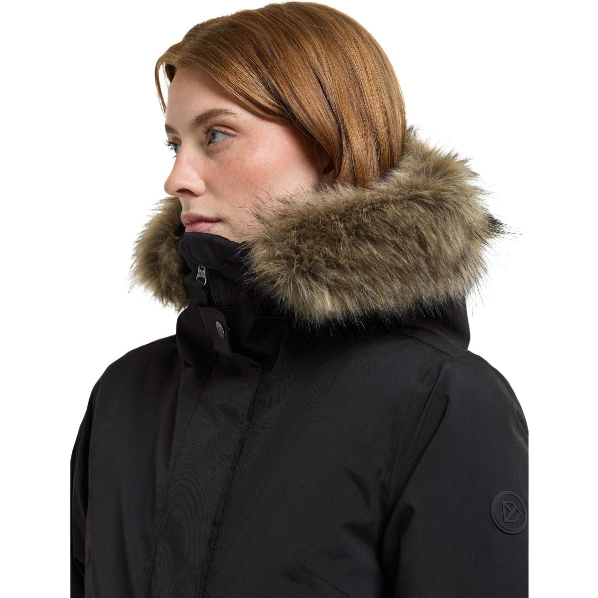 Didriksons Erna Parka Vinterjakke Dame BLACK