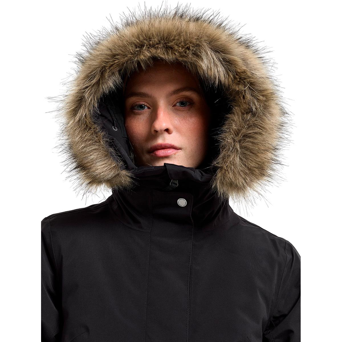 Didriksons Erna Parka Vinterjakke Dame BLACK