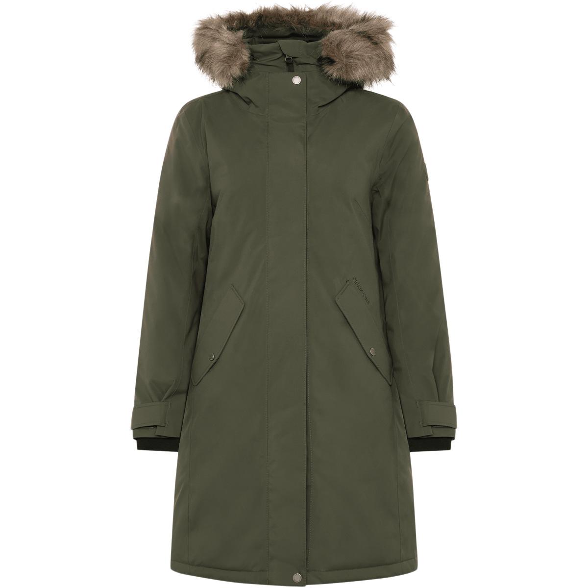 Didriksons Erna Parka Vinterjakke Dame DEEP GREEN