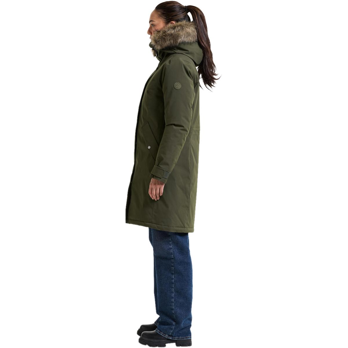 Didriksons Erna Parka Vinterjakke Dame DEEP GREEN