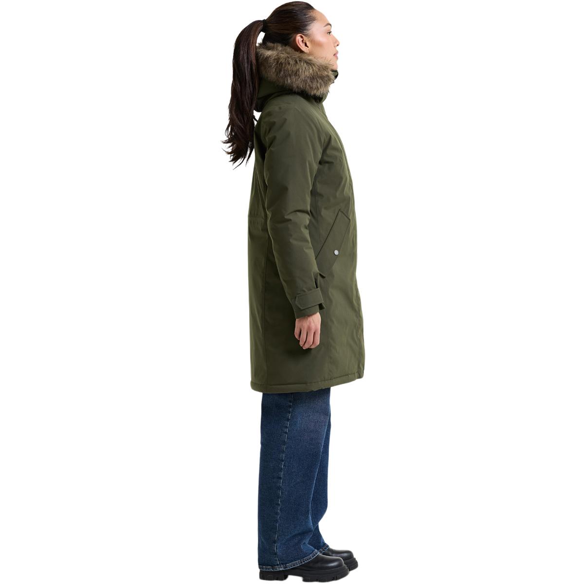 Didriksons Erna Parka Vinterjakke Dame DEEP GREEN